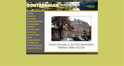 Desktop Screenshot of doktershuisravenstein.nl