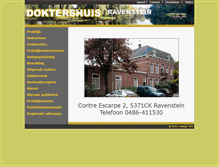 Tablet Screenshot of doktershuisravenstein.nl